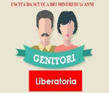 Disposizioni in materia di uscita dei minori di 14 anni dai locali scolastici + MODULISTICA