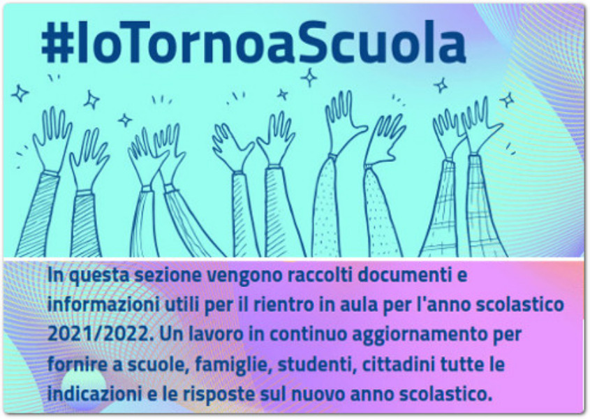 #IoTornoaScuola, online la sezione del sito del Ministero dedicata al rientro in aula a settembre